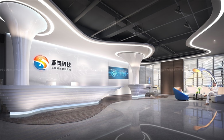 科技企業前臺設計